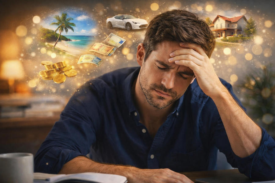 Por que fantasiamos mais sobre ganhar dinheiro quando estamos estressados